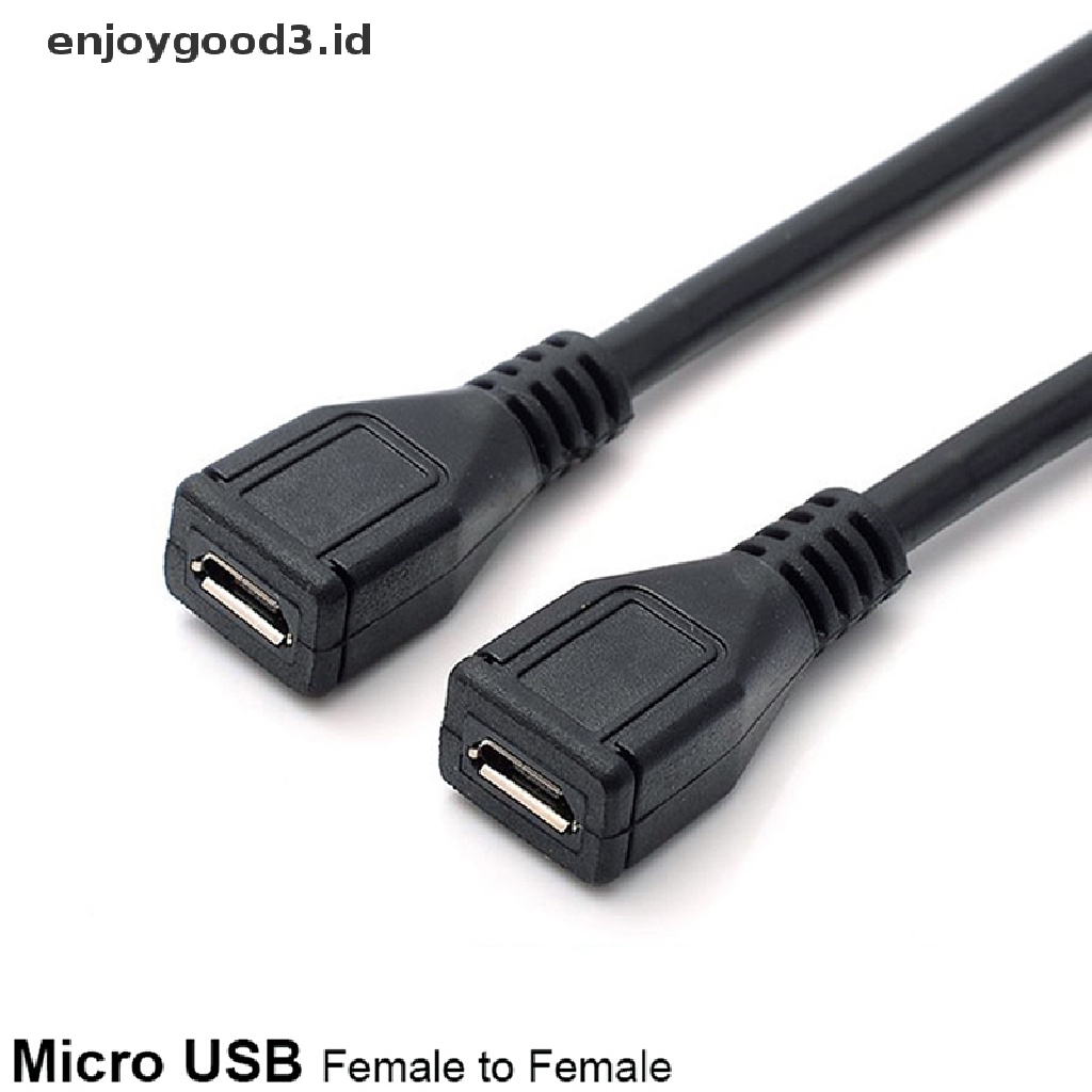 (Rready Stock) Kabel Data / Charger Micro USB Female Ke Female (ID)