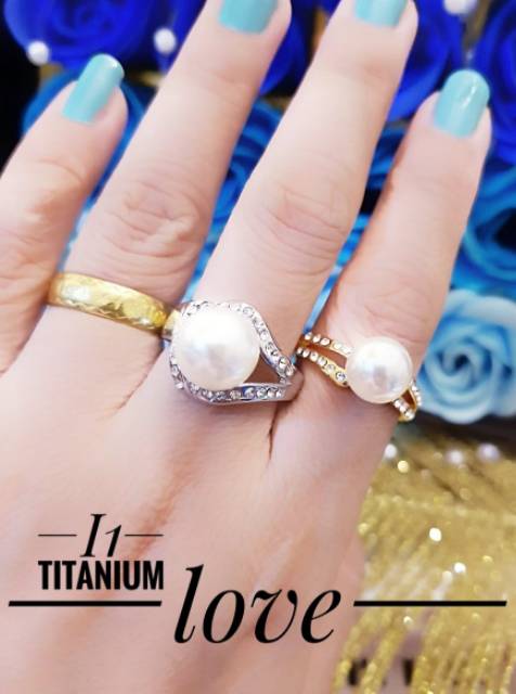 Titanium gelang dan cincin 2251k