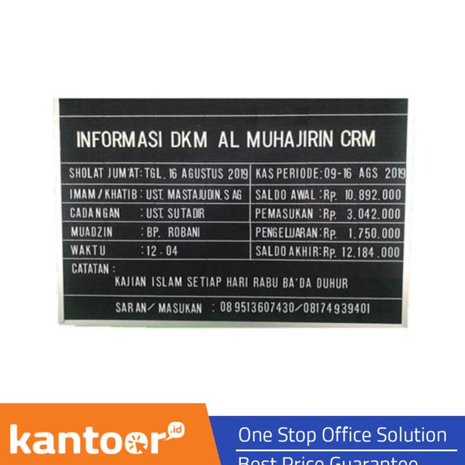 

------] GM PAPAN MOVITEX GANTUNG 60 X 90CM