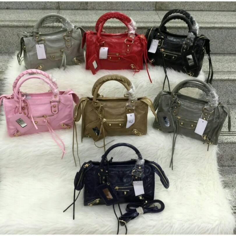 TAS BALENCIAGA EDGE MEDIUM GLOSSY