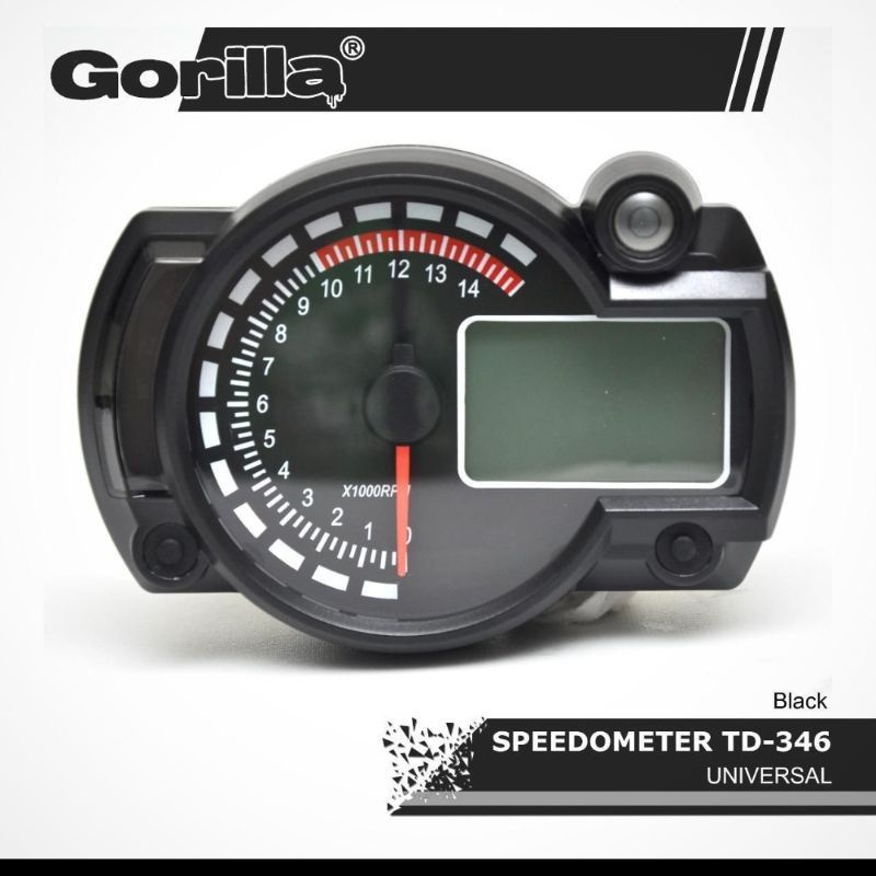 Spedo koso RX2 merek gorilla original dus hitam bonus pangkon cover