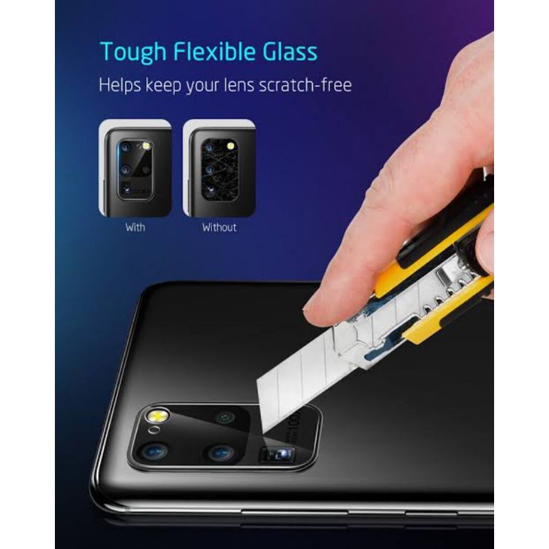 Tempered Glass KAMERA SAMSUNG S10 Plus/S20/S20 ULTRA/S9/S8 plus/Note 9/Note 10 pro camera protector