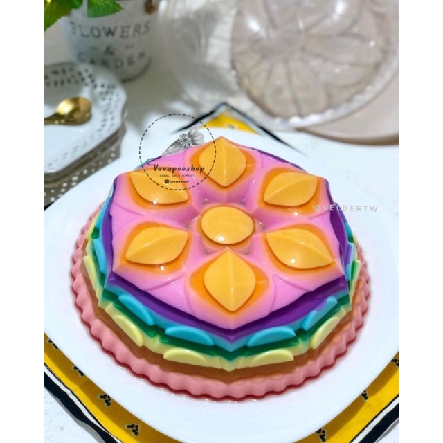 Cetakan Puding Lily / Cetakan Pudding Lily / Cetakan Agar Plastik / Puding Pudding Mold