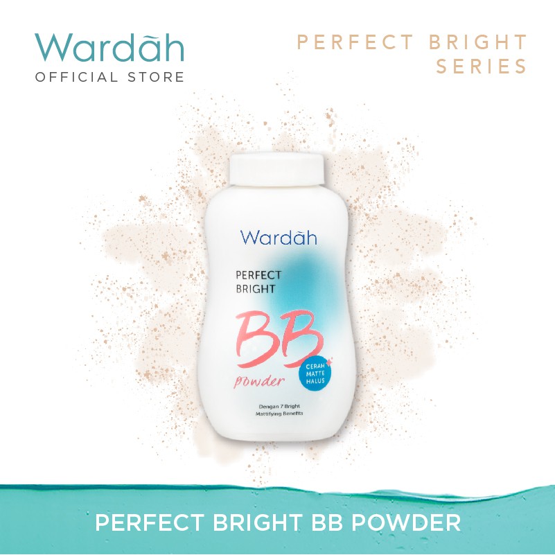 Wardah Perfect Bright BB Powder - Bedak Tabur Yang Mencerahkan dan Ringan Digunakan  - BISA COD