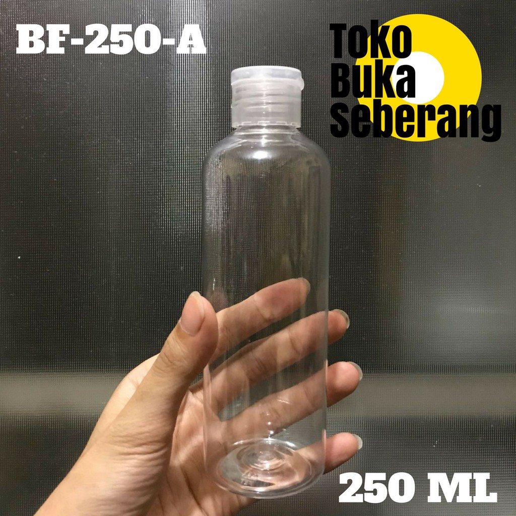  Botol  Plastik  Fliptop 250 ml A botol  sabun  botol  