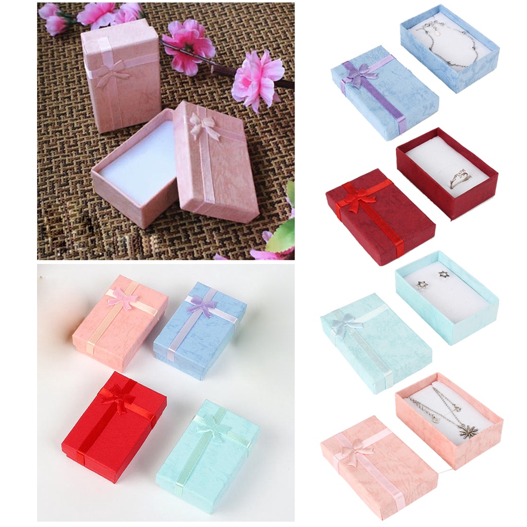 

Jewelry Gift Box Kotak Penyimpanan Hadiah Serbaguna Anting Cincin Gelang Kalung Liontin G005 Bron