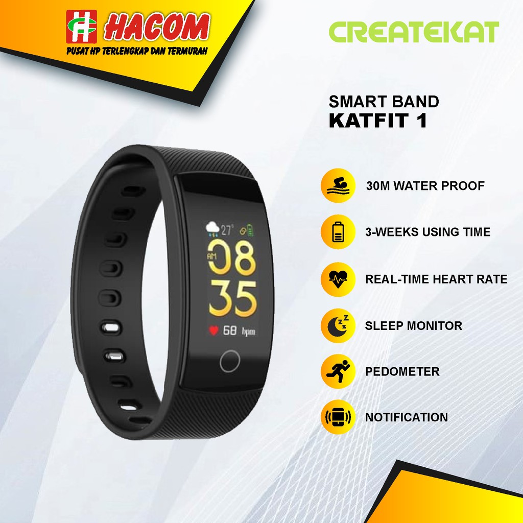 Createkat katfit 1 smart band new original