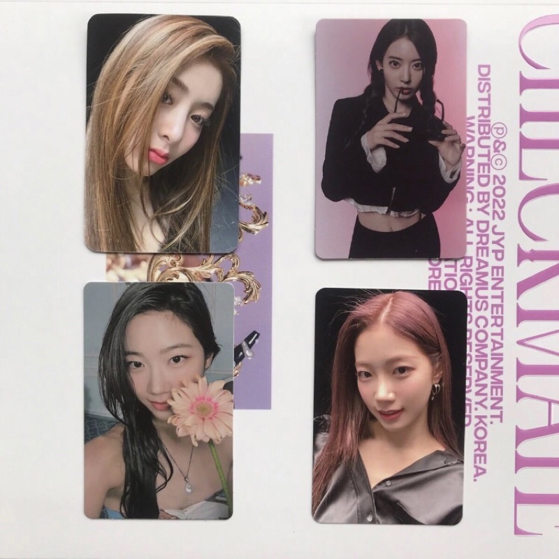 PC LE SSERAFIM PHOTOCARD OFFICIAL ALBUM FEARLESS YUNJIN SAKURA CHAEWON KAZUHA EUNCHAE GARAM BLUE CHY