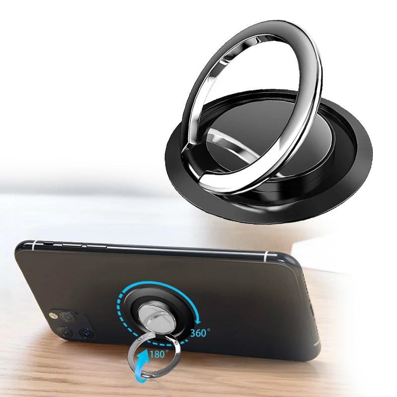 (Ring Holder Hp Universal Bisa Berputar 360 ° Bahan Metal Untuk for Iphone / Android