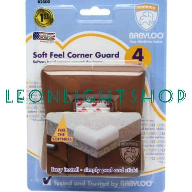 BABYLOO PENGAMAN SUDUT SISI MEJA FLEKSIBEL COKELAT/ACE CORNER GUARD FLEXIBLE/ACE HARDWARE PENGAMAN