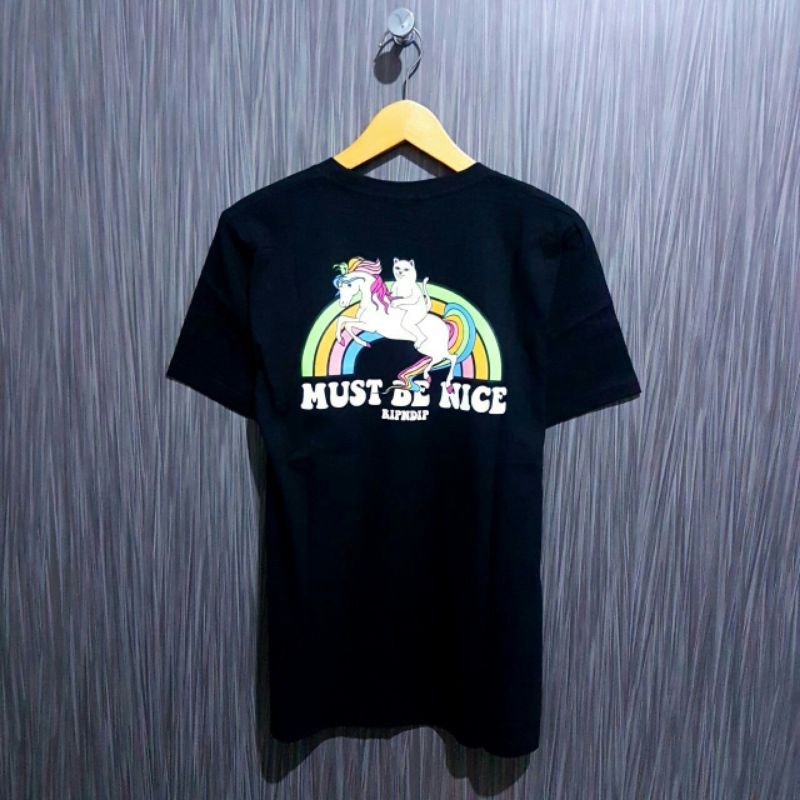 BAJU KAOS PRIA RIPNDIP LORD DERM IN UNICORN. MIROR QUALITY FULL HASTAG LIKE ORI