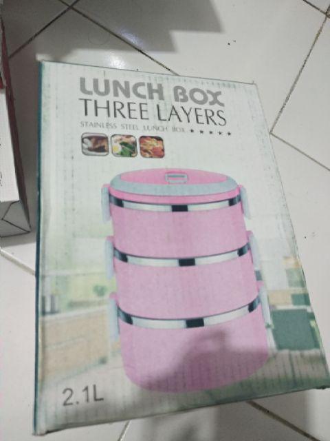 Rantang Polos 3  Susun