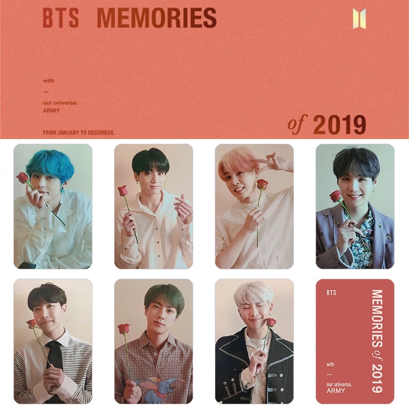 7pcs / set Kartu Memori BTS 2017-2020 Dengan our universe ARMY