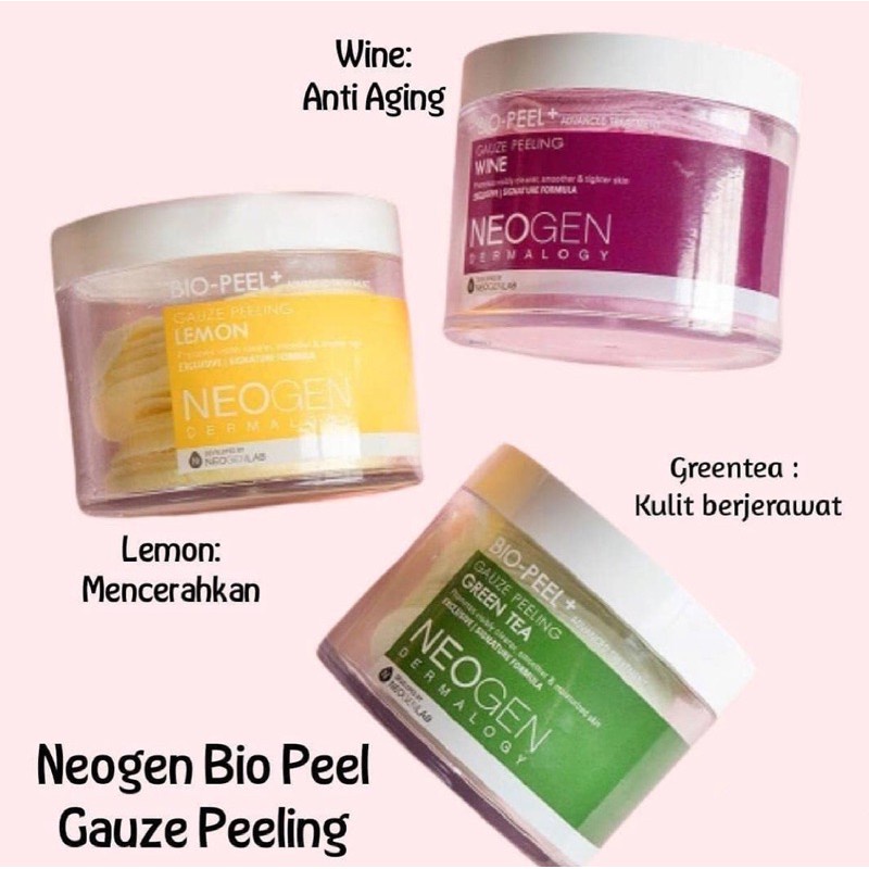 [ SALE ] Neogen Dermalogy Bio Peel Gauze Peeling 200ml 18 / 30 Pads BPOM Ndk78