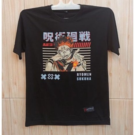 KAOS PRIA GOJO SATORU  / RYOMEN SUKUNA / TSHIRT JUJUTSU KAISEN /KAOS DISTRO MURAH