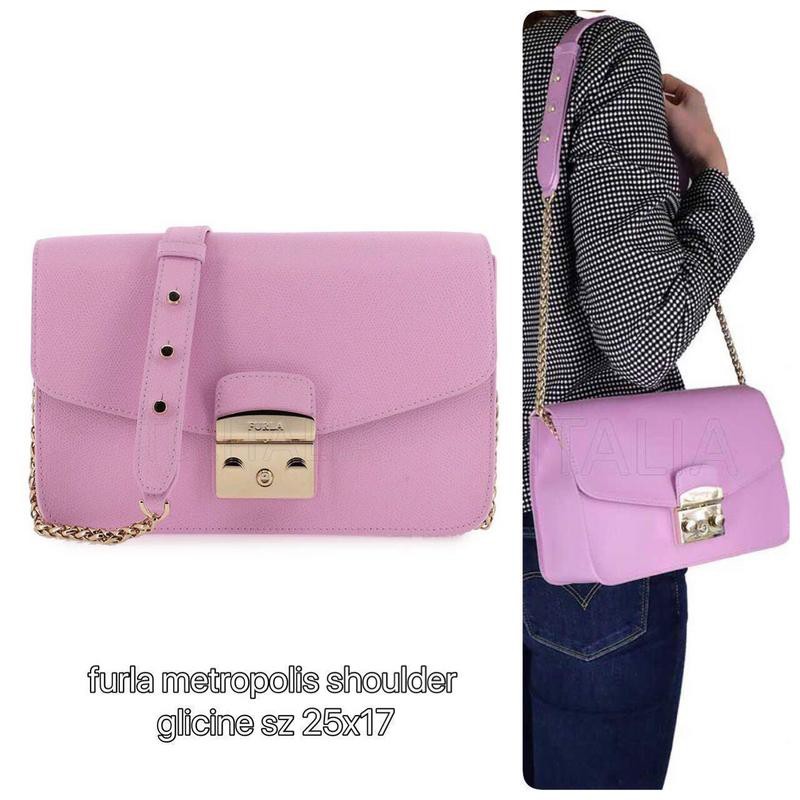 tas furla metropolis shoulder bag glicine