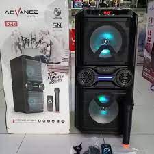 Speaker Advance Speaker Meeting K8D 8 inch double woofer / Speaker Koper Blutot dan karaoke