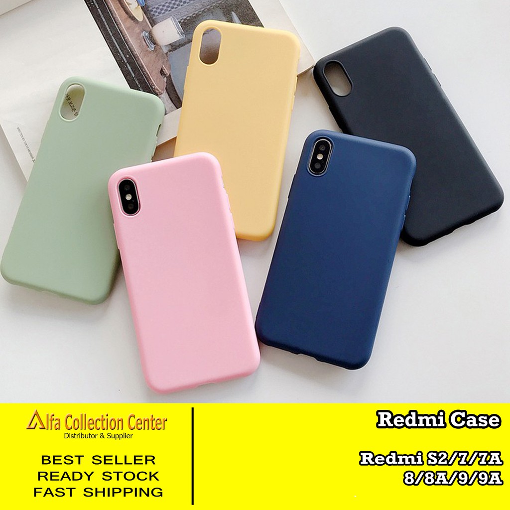 SOFTCASE CANDY CASE SILIKON CASING HP CASE XIAOMI REDMI S2 7 7A 8 8A 9