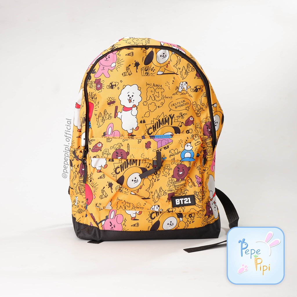 Backpack - Ransel Sekolah BT Boy Band Korea Tas Besar Kpop Korea Bangtan Army Lucu Murah Unik