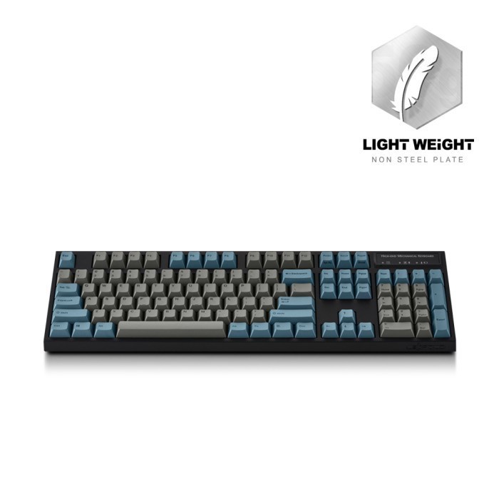 Leopold NP900RBT Grey Blue Bluetooth Mechanical Gaming Keyboard
