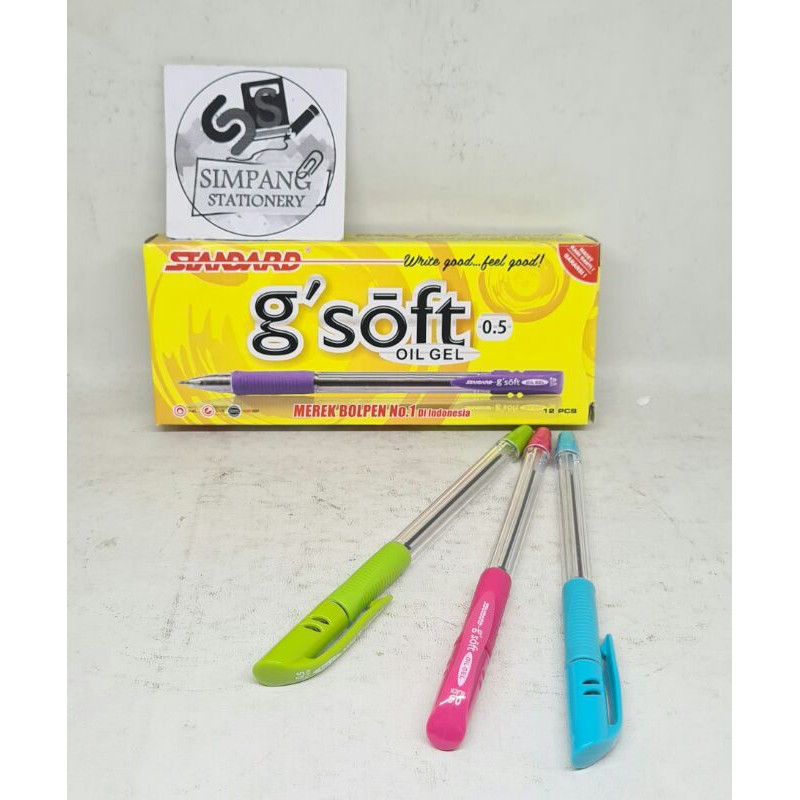 

Pulpen Bolpoin Standard GSoft/dsn