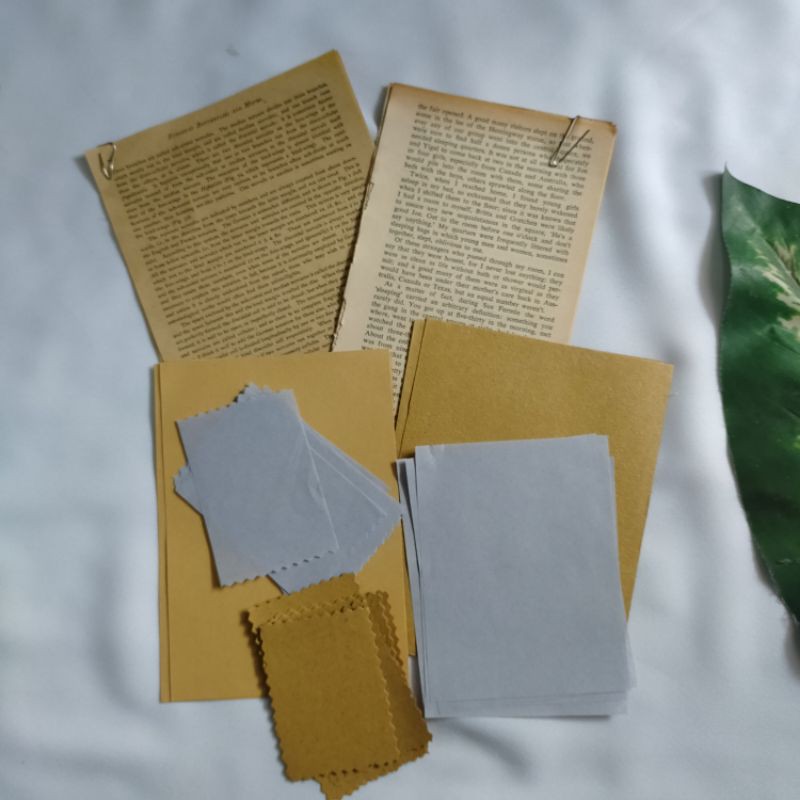 

Vintage Paper Bundle Set for Aesthetic Journal