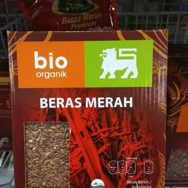 

Beras merah organik bio organik 1kg