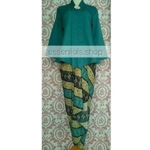 Kebaya Kutubaru Luna Set Dark Tosca3