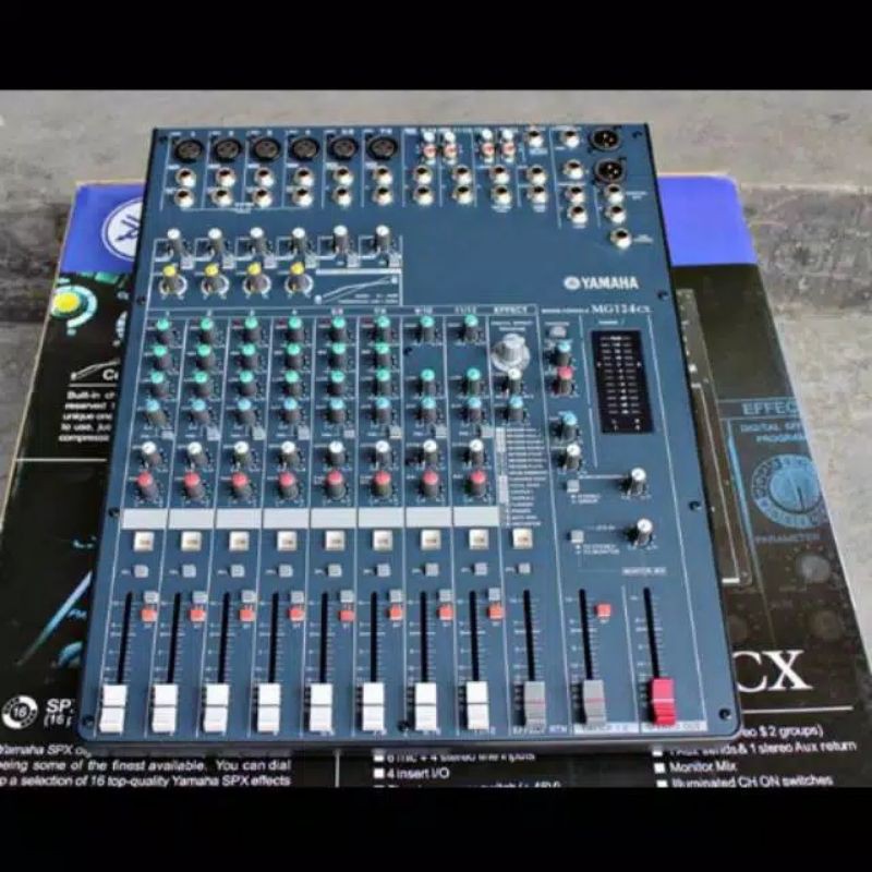 mixer audio Yamaha mg124cx 12channel
