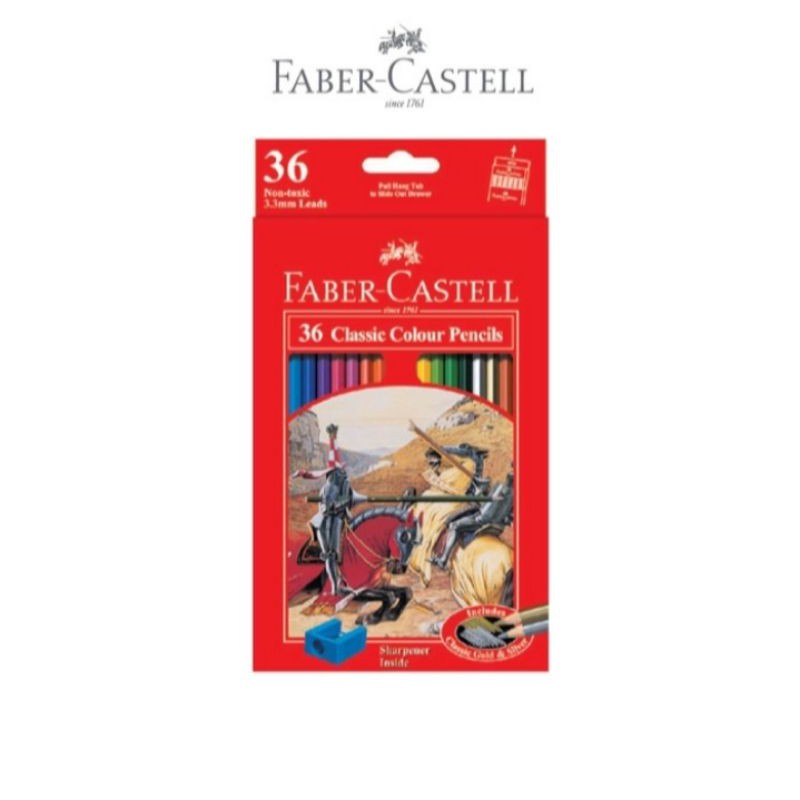 

Pensil Warna Faber Castell Classic 36L / Classic colour pencils 36L