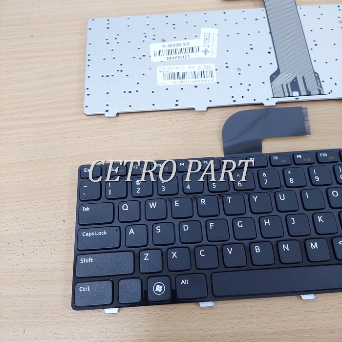 Keyboard Laptop DELL Inspiron 14R N4050 N4040 N4110 M4040 M4110- Hitam BERGARANSI