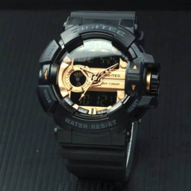 JAM TANGAN PRIA DIGITEC DUALTIME DIGITAL& ANALOG ORIGINAL