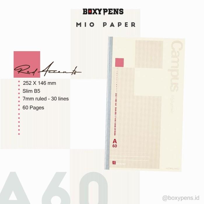 

Nb Kokuyo Campus High Grade Mio Paper Notebook - Slim B5