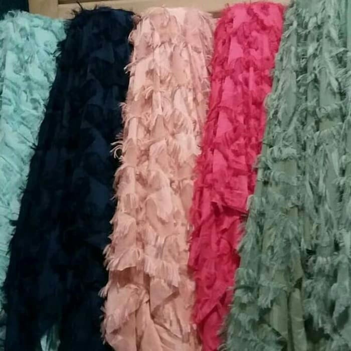 Grosir Kain Rubia Bulu Uragiri Bahan Gamis Dress Kombinasi Dll Terbaru Shopee Indonesia