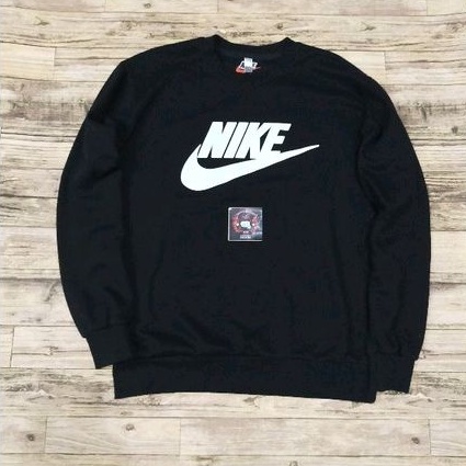 crewneck nike swoosh sweatshirt second original murah sweater cowok