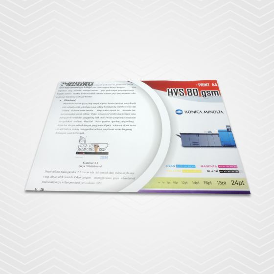 

HVS 80 A4 BW Hitam Putih