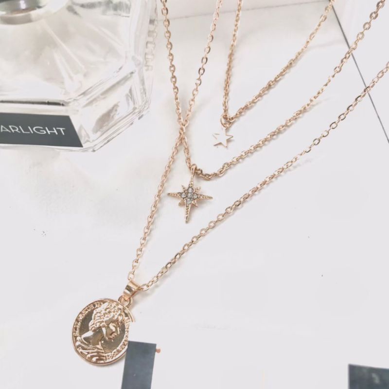 Asteria Stacked Necklace