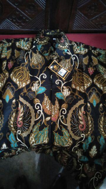 Benang Raja Kemeja Batik Pria Lengan Panjang Ukuran Jumbo 2xl 3xl 4xl 5xl