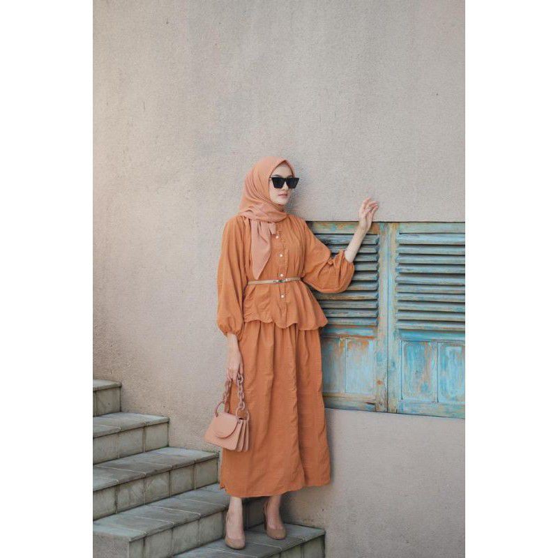 PRELOVED EYBERLY SET ZARA SOFT MOCCA