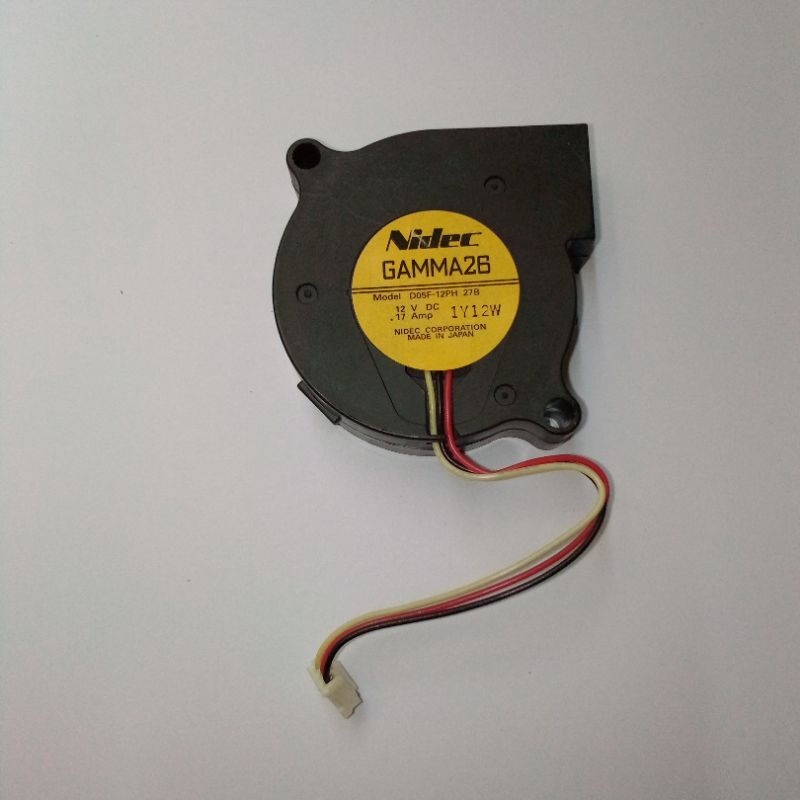 FAN KIPAS PROYEKTOR HITACHI CPS225 S225WT ORIGINAL NIDEC 26 D05F-12PH 27B 12V 0.17A GARANSI