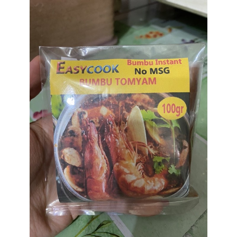 

Bumbu Tomyam tanpa MSG / Tomyam Paste (100gram)