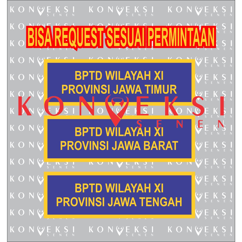 bordir BPTD / atribut kemenhub / emblem kemnhub