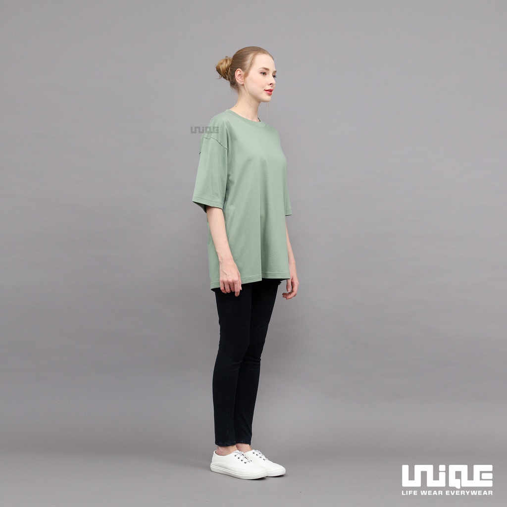 UNIQUE - (Basic Series) Kaos Polos Oversize Basic Matcha