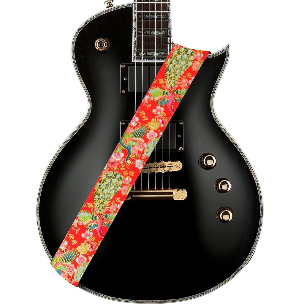 Amumu CV04P Strap Gitar motif Red Peacock