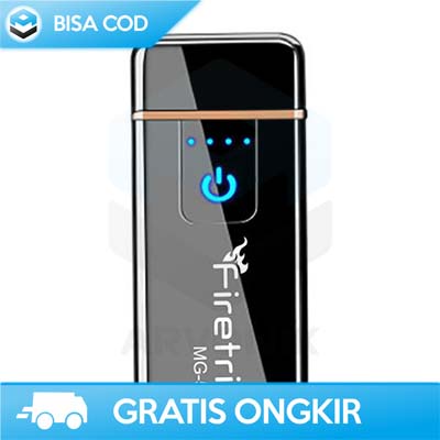 KOREK API ELEKTRIK LED SENSOR FINGER PRINT - USB RECHARGEABLE BATTERY