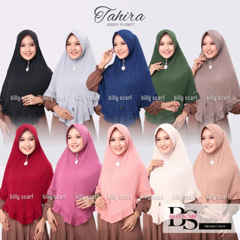 Jilbab Bergo Plisket Jersey Simpel Tahira Ori Billy-7