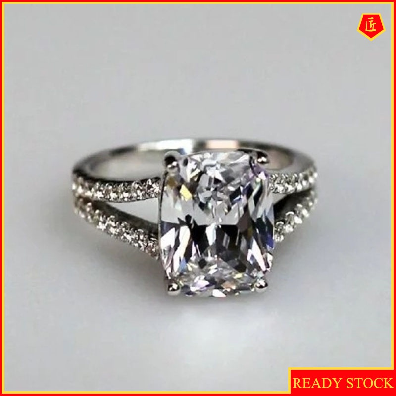 [Ready Stock]Women's Micro Rhinestone Ring Fashion Simple