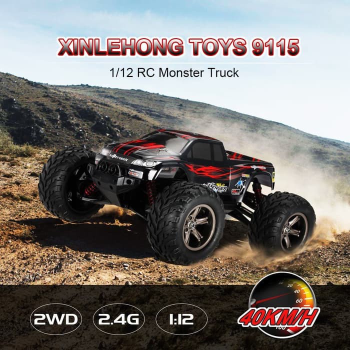 XINLEHONG TOYS 9115 RC Truck Monster 2WD 2.4Ghz 1:12 H226