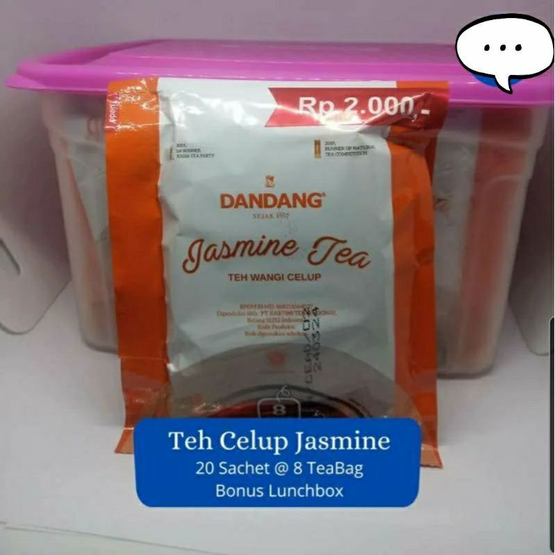

Teh Dandang Jasmine Renteng isi 20 pcs free box