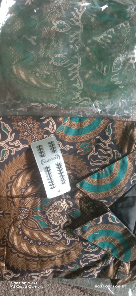 Couple Batik Ayah Anak Lapis Furing Katun Premium